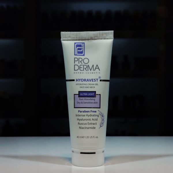 کرم ژل آبرسان صورت و گردن Proderma پرودرما مناسب پوست خشک و حساس