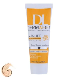 ضدآفتاب بی رنگ درمالیفت Demalift مدل SPF50 پوست خشک