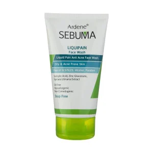 ژل شستشوی صورت Sebuma سبوما مدل Liquipain پوست چرب و آکنه دار 150 میل