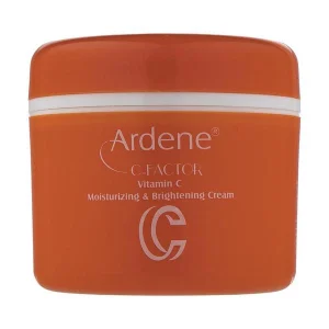 کرم روز مرطوب و روشن کننده کاسه ای Ardene C-Factor آردن سی فکتور مدل ویتامین سی SPF15 میل 150