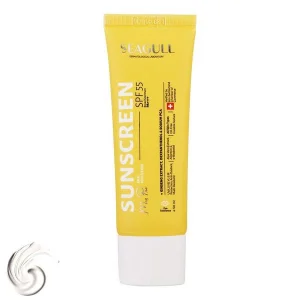 ضدآفتاب بی رنگ آقایان Seagull سی گل مدل SPF55
