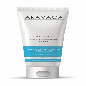 ماسک مو Aravaca آراواکا مدل ترميم کننده آرگان پروتئين 200 میل حراج یک ماه مصرف